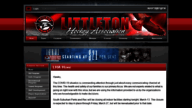 What Littletonhockey.org website looked like in 2020 (4 years ago)