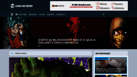 What Legiaodosherois.com.br website looked like in 2020 (4 years ago)