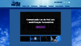 What Lardefreiluiz.org.br website looked like in 2020 (4 years ago)