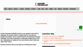 What Lexcorptechnology.com.ng website looked like in 2020 (4 years ago)