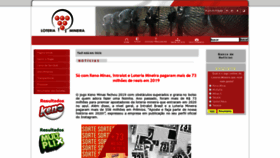 What Loteriademinas.com.br website looked like in 2020 (4 years ago)