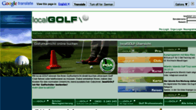 What Localgolf.de website looked like in 2011 (12 years ago)