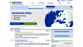 What Linkarena.com website looked like in 2020 (4 years ago)