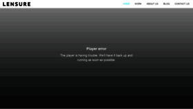 What Lensurevideoproduction.com.au website looked like in 2020 (4 years ago)
