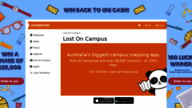 What Lostoncampus.com.au website looked like in 2020 (4 years ago)