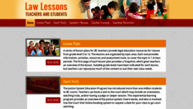 What Lawlessons.ca website looked like in 2020 (4 years ago)