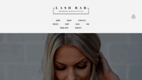 What Lashbarbuffalo.com website looked like in 2020 (4 years ago)