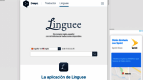 What Linguee.es website looked like in 2020 (5 years ago)