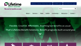 What Lifetimebenefitsolutions.com website looked like in 2020 (4 years ago)