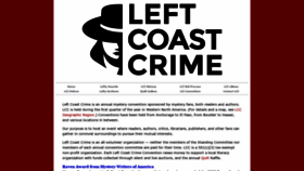 What Leftcoastcrime.org website looked like in 2020 (4 years ago)