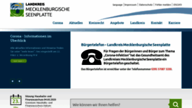 What Lk-mecklenburgische-seenplatte.de website looked like in 2020 (4 years ago)