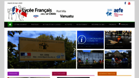 What Lfportvila.edu.vu website looked like in 2020 (4 years ago)