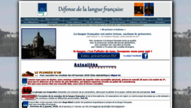What Langue-francaise.org website looked like in 2020 (4 years ago)