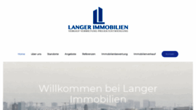 What Langerimmobilien.de website looked like in 2020 (4 years ago)