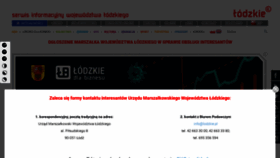What Lodzkie.pl website looked like in 2020 (4 years ago)