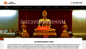 What Londonbuddhistvihara.org website looked like in 2020 (4 years ago)
