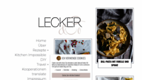 What Leckerundco.de website looked like in 2020 (4 years ago)