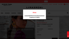 What Lamasmona.com website looked like in 2020 (4 years ago)