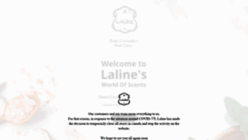 What Laline.ca website looked like in 2020 (4 years ago)