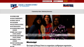 What Lwv-ms.org website looked like in 2020 (4 years ago)