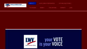 What Lwvab.org website looked like in 2020 (4 years ago)