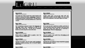 What Lugru.com website looked like in 2020 (4 years ago)