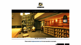 What Lemonteahotel.com website looked like in 2020 (4 years ago)