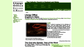 What Liturgyoffice.org.uk website looked like in 2020 (5 years ago)