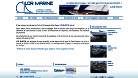 What Lormarine.fr website looked like in 2020 (4 years ago)