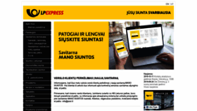 What Lpexpress.lt website looked like in 2020 (4 years ago)