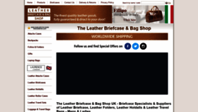What Leatherbriefcaseshop.co.uk website looked like in 2020 (4 years ago)