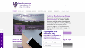 What Lavendergreece.gr website looked like in 2020 (4 years ago)