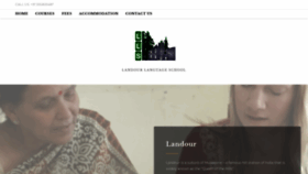 What Landourlanguageschool.com website looked like in 2020 (4 years ago)
