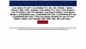 What Liveonlinetv.biz website looked like in 2020 (4 years ago)