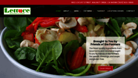 What Lettucerestaurant.com website looked like in 2020 (4 years ago)
