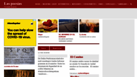 What Laspoesias.com website looked like in 2020 (4 years ago)