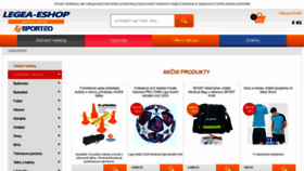 What Legea-eshop.cz website looked like in 2020 (4 years ago)