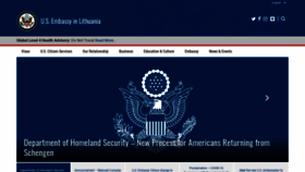 What Lt.usembassy.gov website looked like in 2020 (4 years ago)