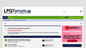 What Lpgforum.de website looked like in 2020 (4 years ago)