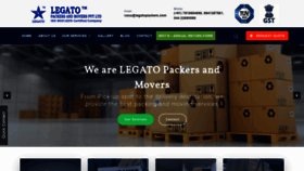 What Legatopackers.com website looked like in 2020 (4 years ago)