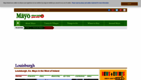 What Louisburgh.com website looked like in 2020 (4 years ago)