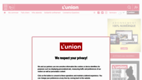 What Lunion.fr website looked like in 2020 (4 years ago)