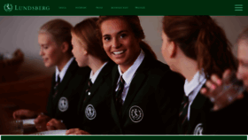 What Lundsbergsskola.se website looked like in 2020 (4 years ago)