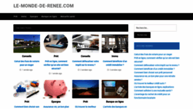 What Le-monde-de-renee.com website looked like in 2020 (4 years ago)