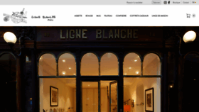 What Ligneblancheparis.com website looked like in 2020 (4 years ago)