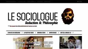 What Lesociologue.com website looked like in 2020 (4 years ago)