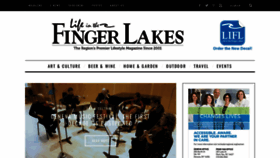 What Lifeinthefingerlakes.com website looked like in 2020 (4 years ago)