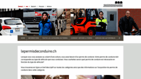 What Lepermisdeconduire.ch website looked like in 2020 (4 years ago)