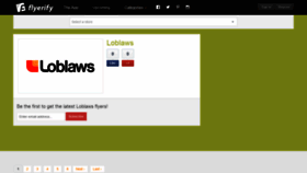 What Loblaws.flyerify.com website looked like in 2020 (4 years ago)