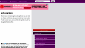 What Liebessprueche.me website looked like in 2020 (4 years ago)
